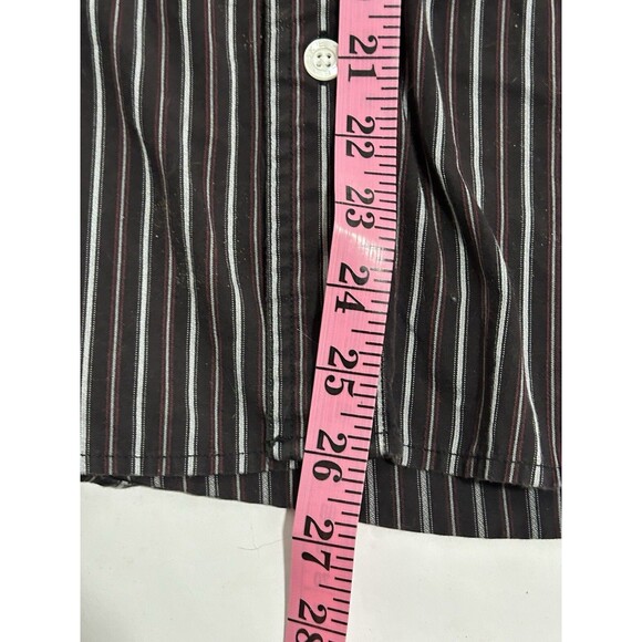 BKE Buckle Contour Shirt Mens XL Extra Large? Black Striped Long Sleeve Button - Picture 4 of 8